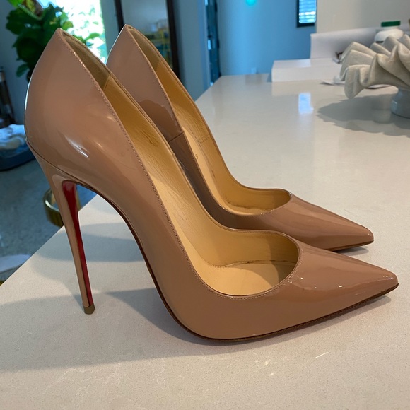 Iconic beige So Kate Christian Louboutin stilettos 120 mm heel, size 37.5 - Picture 6 of 14